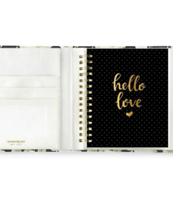 Alternative view of Álbum - Black Floral - Webster's Pages